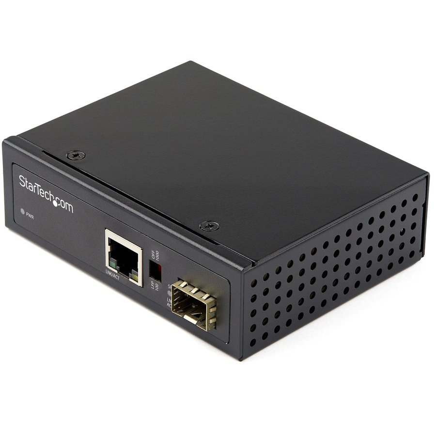 IMC1GSFP StarTech.com IMC1GSFP network media converter 1000 Mbit/s Multi-mode, Single-mode Black - Image 1
