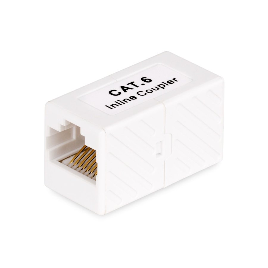IN-CAT6-COUPLER-U5 StarTech.com IN-CAT6-COUPLER-U5 cable gender changer RJ-45 White - Image 1