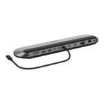 Belkin INC014BTSGY laptop dock/port replicator Wired USB 3.2 Gen 2 (3.1 Gen 2) Type-C Black, Gray