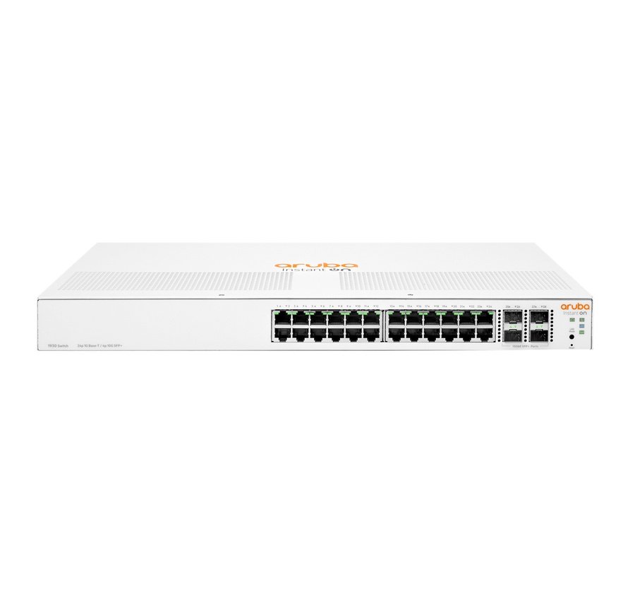 JL683B#ABA HPE Aruba Networking Aruba Instant On 1930 24G Class4 PoE 4SFP/SFP+ 195W Managed L2+ Gigabit Ethernet (10/100/1000) Power over Ethernet (PoE) 1U White - Image 1