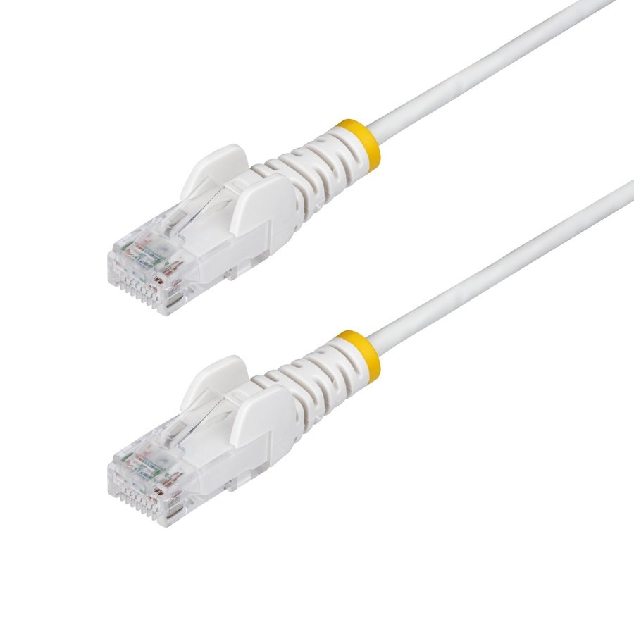 N6PAT6INWHS StarTech.com N6PAT6INWHS networking cable White 7.87" (0.2 m) Cat6 U/UTP (UTP) - Image 1