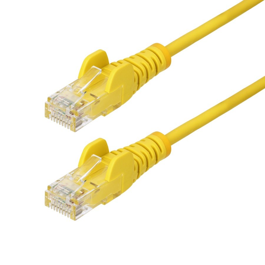 N6PAT6INYLS StarTech.com N6PAT6INYLS networking cable Yellow 7.87" (0.2 m) Cat6 U/UTP (UTP) - Image 1