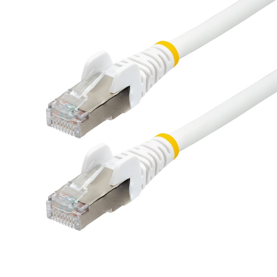 NLWH-75F-CAT6A-PATCH StarTech.com NLWH-75F-CAT6A-PATCH networking cable White 901.6" (22.9 m) S/FTP (S-STP) - Image 1