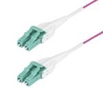 StarTech.com OM4RLCLC2M InfiniBand/fibre optic cable 78.7" (2 m) LC OFNR Violet