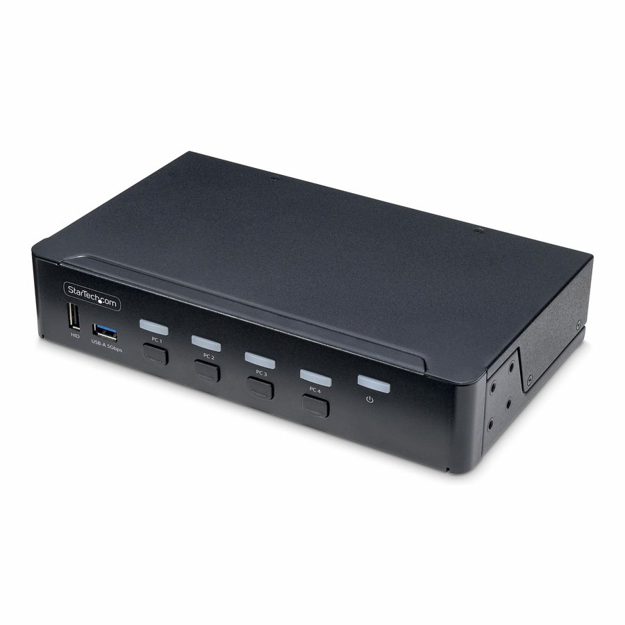 P4AD122-KVM-SWITCH StarTech.com P4AD122-KVM-SWITCH KVM switch Rack mounting Black - Image 1