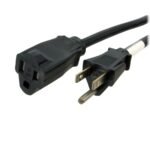 StarTech.com PAC10120 power cable Black 240.2" (6.1 m) NEMA 5-15P NEMA 5-15R