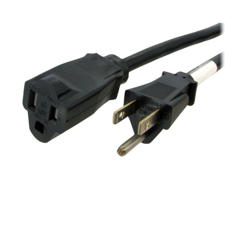 PAC1016 StarTech.com PAC1016 power cable Black 70.9" (1.8 m) NEMA 5-15P - Image 1