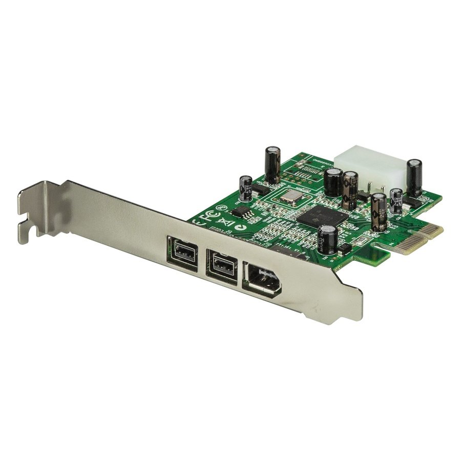 PEX1394B3 StarTech.com 3 Port 2b 1a 1394 PCI Express FireWire Card Adapter - Image 1