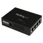 StarTech.com POEINJ4G network extender Network transmitter Black