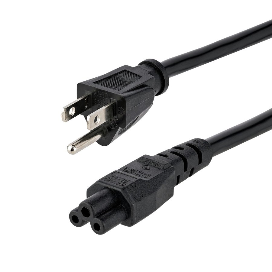 PXT101NB3S StarTech.com PXT101NB3S power cable Black 70.9" (1.8 m) NEMA 5-15P C5 coupler - Image 1