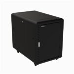 StarTech.com RK1536BKF rack cabinet 15U Freestanding rack Black