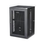 StarTech.com RK1820WALHM rack cabinet 18U Wall mounted rack Black