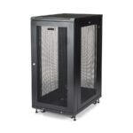 StarTech.com RK2433BKM rack cabinet 24U Freestanding rack Black