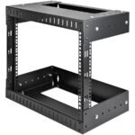 StarTech.com RK812WALLOA rack cabinet 8U Wall mounted rack Black