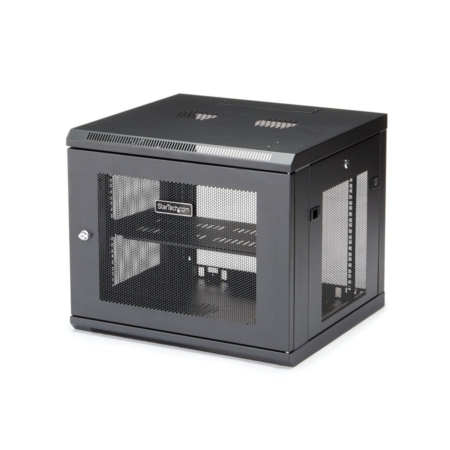 RK920WALM StarTech.com RK920WALM rack cabinet 9U Wall mounted rack Black - Image 1