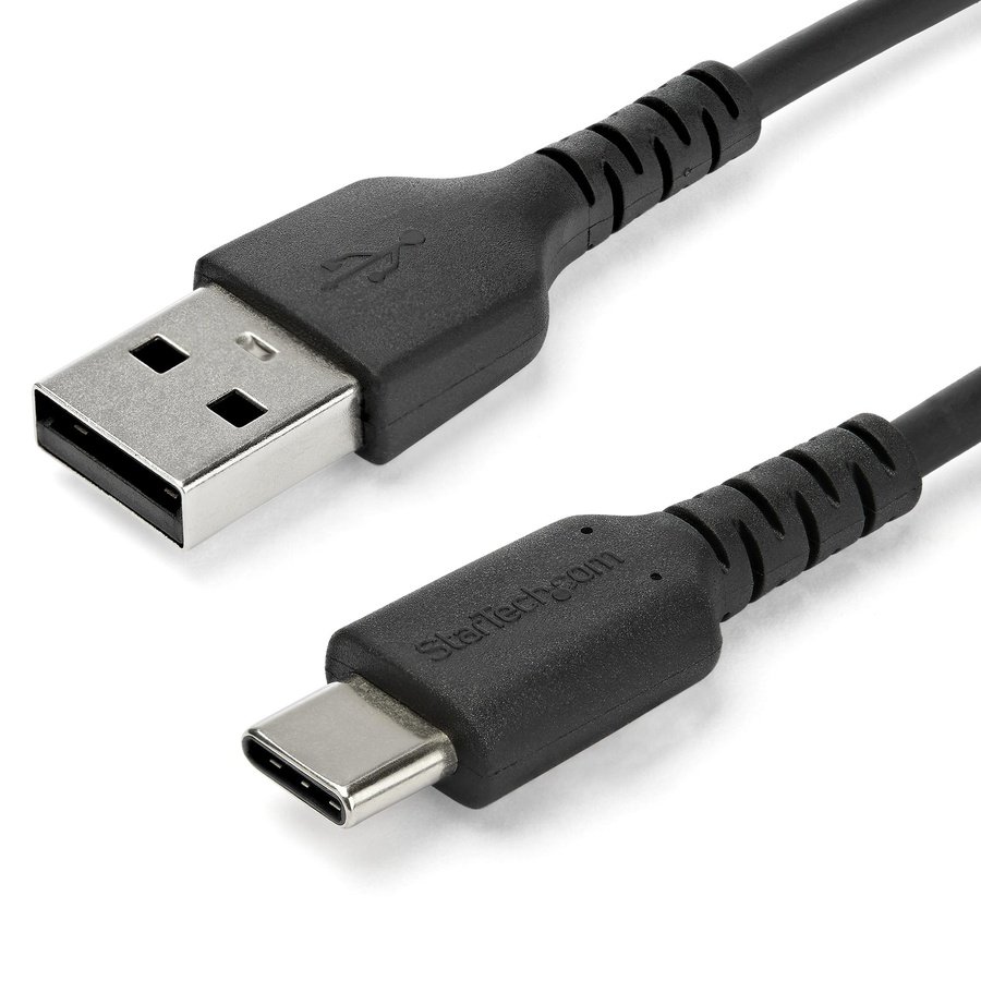 RUSB2AC2MB StarTech.com RUSB2AC2MB USB cable USB 2.0 78.7" (2 m) USB A USB C Black - Image 1