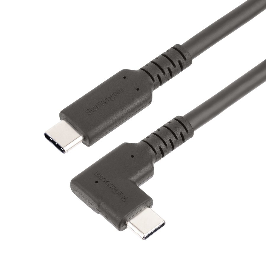 RUSB31CC50CMBR StarTech.com RUSB31CC50CMBR USB cable USB 3.2 Gen 2 (3.1 Gen 2) 19.7" (0.5 m) USB C Black - Image 1