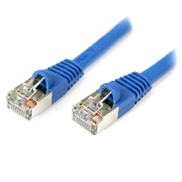 S45PATCH6BL StarTech.com 6 ft Blue Shielded (Snagless) Category 5e (350 MHz) STP Patch Cable networking cable 72" (1.83 m) - Image 1