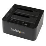 StarTech.com SDOCK2U33RE media duplicator HDD/SSD duplicator Black 1 copies