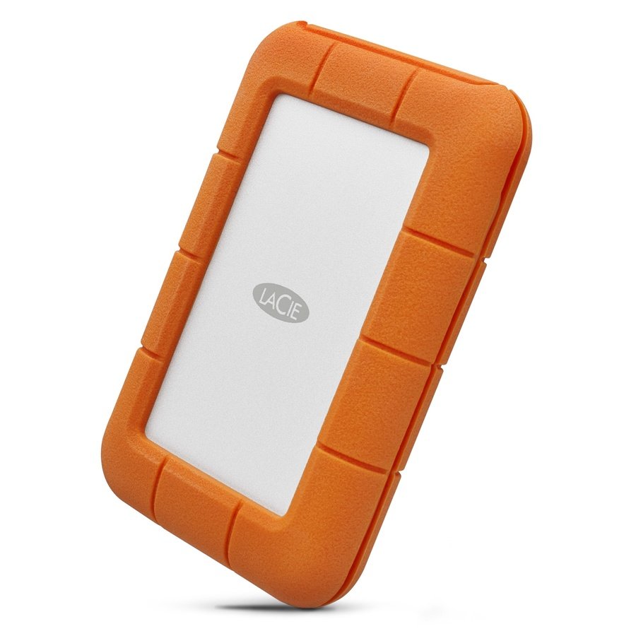STFR5000800 LaCie Rugged USB-C external hard drive 5 TB Gray, Yellow - Image 1