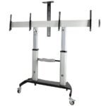 StarTech.com STNDMTVDUO TV mount/stand 60" Black, Silver