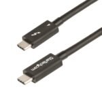 StarTech.com TBLT4MM50CM Thunderbolt cable 19.7" (0.5 m) 40 Gbit/s Black