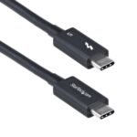 StarTech.com TBLT5MM50CM240W Thunderbolt cable 19.7" (0.5 m) 80 Gbit/s Black