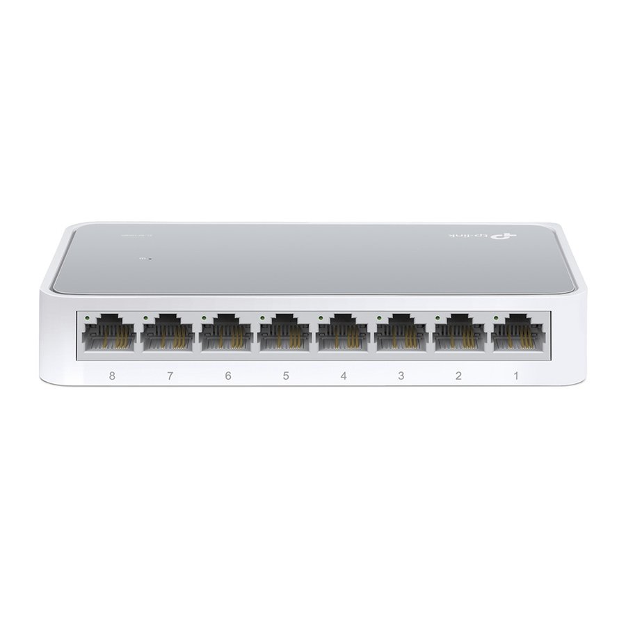 TL-SF1008D TP-Link TL-SF1008D network switch Unmanaged Fast Ethernet (10/100) White - Image 1