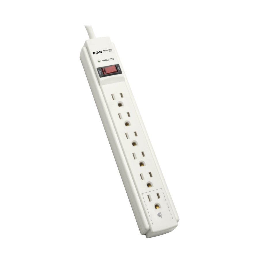 TLP606 Tripp Lite TLP606 surge protector Gray 6 AC outlet(s) 120 V 70.9" (1.8 m) - Image 1