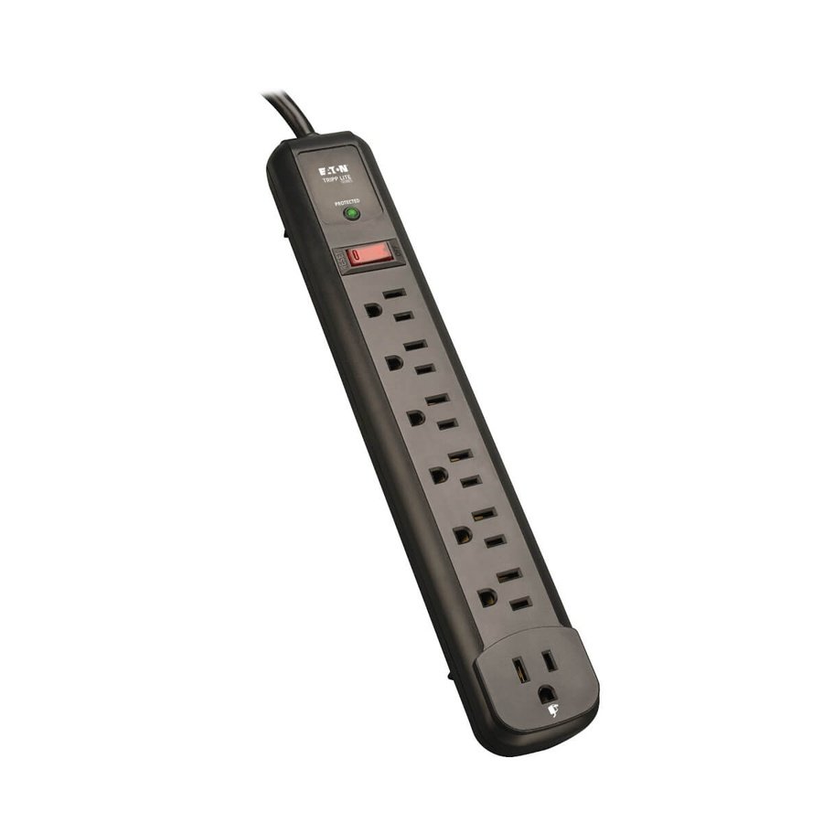TLP74RB Tripp Lite TLP74RB surge protector Black 7 AC outlet(s) 120 V 48" (1.22 m) - Image 1