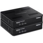 Trendnet TMO-312C2K network media converter 2000 Mbit/s Black