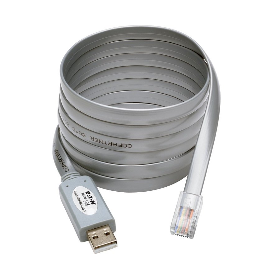 U209-006-RJ45-X Tripp Lite U209-006-RJ45-X cable gender changer RJ-45 USB 2.0 Type-A Silver - Image 1