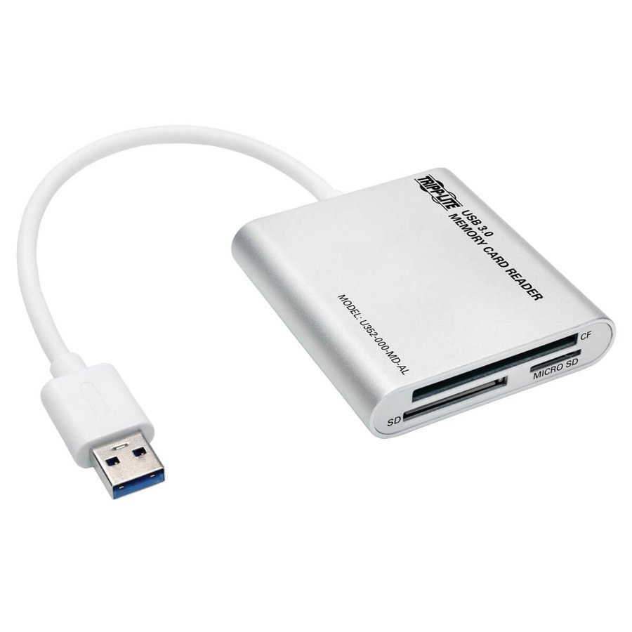 U352-000-MD-AL Tripp Lite U352-000-MD-AL card reader USB 3.2 Gen 1 (3.1 Gen 1) Type-A Silver - Image 1