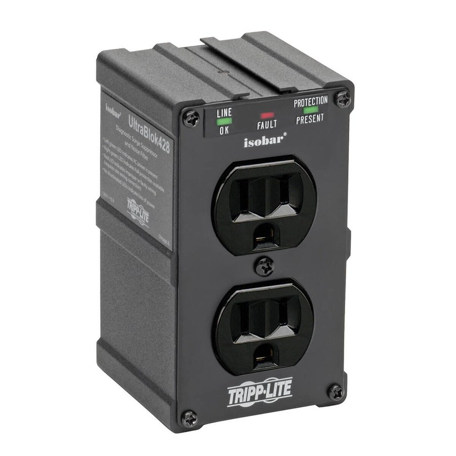 ULTRABLOK Tripp Lite ULTRABLOK surge protector Black 120 V - Image 1
