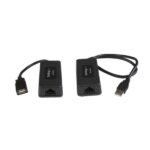 StarTech.com USB110EXT2 network extender Network transmitter & receiver Black