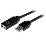 StarTech.com USB2AAEXT5M USB cable USB 2.0 196.9" (5 m) USB A Black