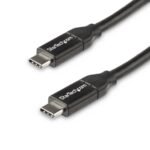 StarTech.com USB2C5C50CM USB cable USB 2.0 19.7" (0.5 m) USB C Black