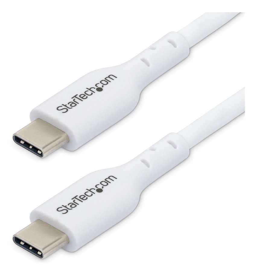 USB2CC2MNCWHE StarTech.com USB2CC2MNCWHE USB cable USB 2.0 78.7" (2 m) USB C White - Image 1