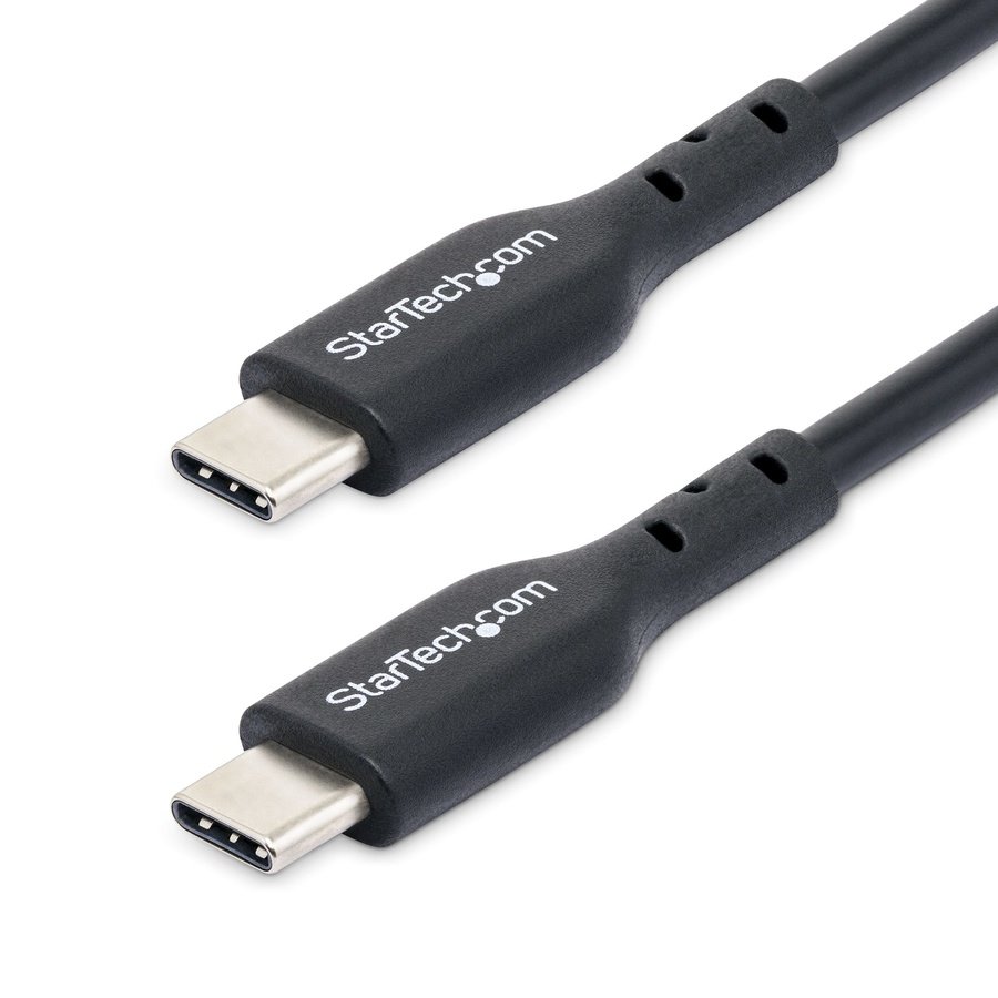 USB2CC3FBKE StarTech.com USB2CC3FBKE USB cable USB 2.0 35.4" (0.9 m) USB C Black - Image 1