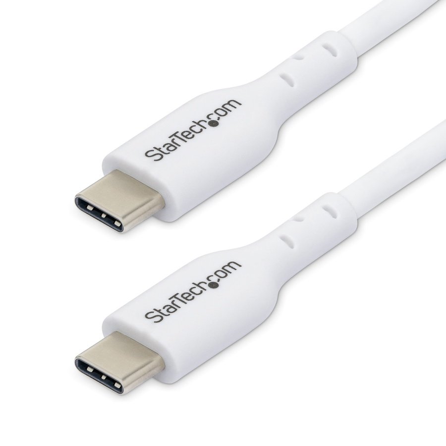 USB2CC3FWHE StarTech.com USB2CC3FWHE USB cable USB 2.0 35.4" (0.9 m) USB C White - Image 1