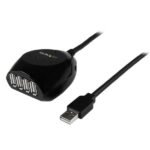 StarTech.com USB2EXT4P15M interface hub 480 Mbit/s Black