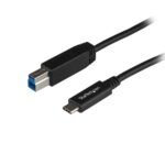 StarTech.com USB31CB1M USB cable USB 3.2 Gen 2 (3.1 Gen 2) 39.4" (1 m) USB C USB B Black