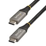 StarTech.com USB31CCV50CM USB cable USB 3.2 Gen 2 (3.1 Gen 2) 19.7" (0.5 m) USB C Gray, Black