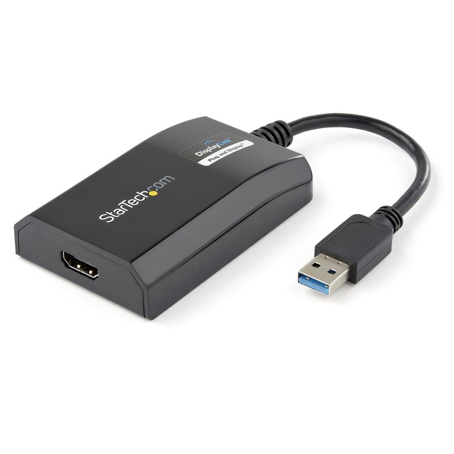 USB32HDPRO StarTech.com USB32HDPRO USB graphics adapter 1920 x 1200 pixels Black - Image 1