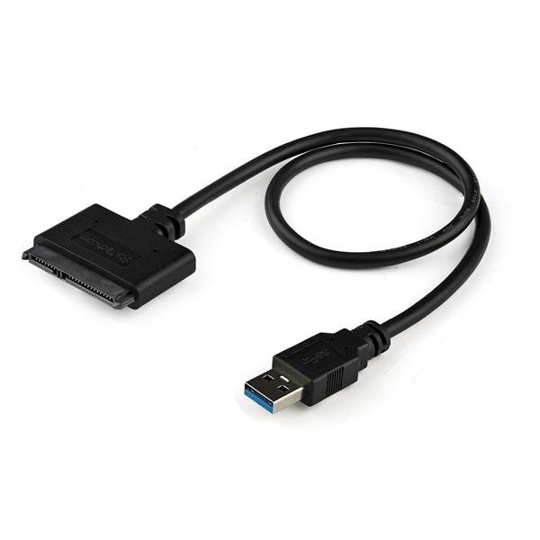 USB3S2SAT3CB StarTech.com USB3S2SAT3CB laptop dock/port replicator Black - Image 1