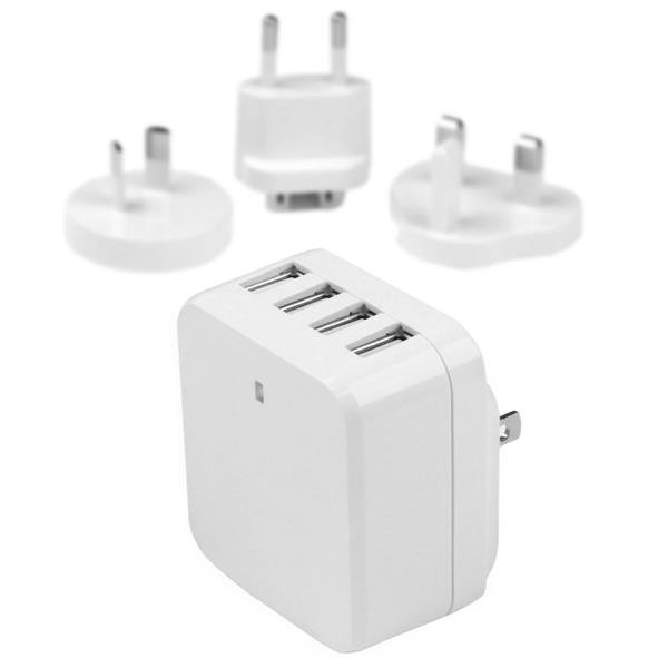 USB4PACWH StarTech.com USB4PACWH mobile device charger Universal White AC Indoor - Image 1