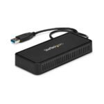 StarTech.com USBA2DPGB laptop dock/port replicator Wired USB 3.2 Gen 1 (3.1 Gen 1) Type-A Black