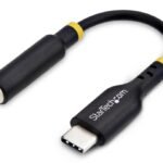 StarTech.com USBCAUDIO2 audio cable 5" (0.127 m) USB Type-C 2.0 3.5 mm Black