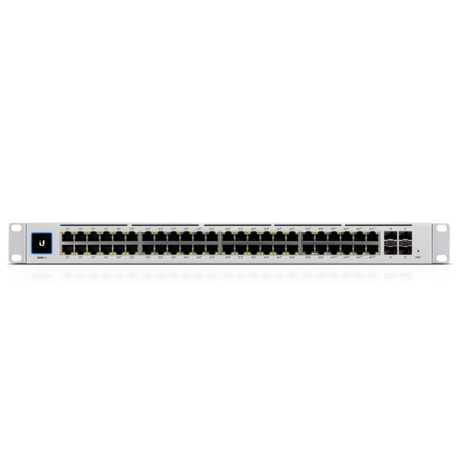 USW-PRO-48 Ubiquiti UniFi USW-PRO-48 network switch Managed L2/L3 Gigabit Ethernet (10/100/1000) 1U Silver - Image 1