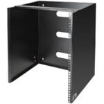 StarTech.com WALLMNT12 rack cabinet 12U Wall mounted rack Black